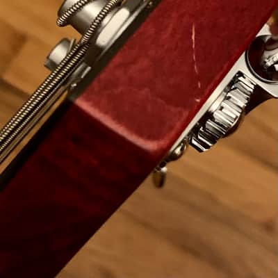 Gibson Les Paul junior tribute DC Bass lefty left handed 2021 Worn Cherry image 8