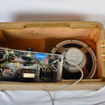 Vintage Vega Model 112 Tube Amplifier – Serviced, Original Speaker, 1940's image 17