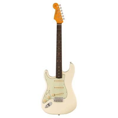 Fender American Vintage II 1961 Stratocaster LH - Olympic White w/ Rosewood FB image 2