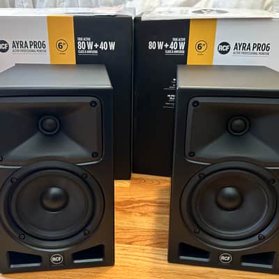 RCF AYRA PRO 6 2-Way 6" Active Studio Monitor (Pair) 2022 Black image 6