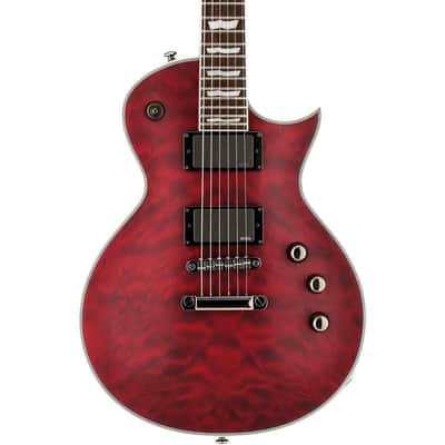 LTD EC-401QM See-Thru Black Cherry Sunburst image 3
