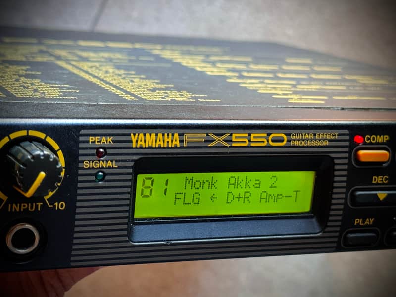 Yamaha FX550 Guitar Fffect Processor image 1