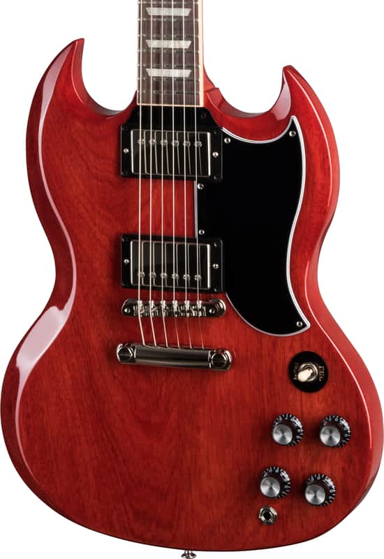 Gibson SG Standard '61 Stop Bar Electric Guitar, Rosewood Fingerboard, Vintage Cherry image 1
