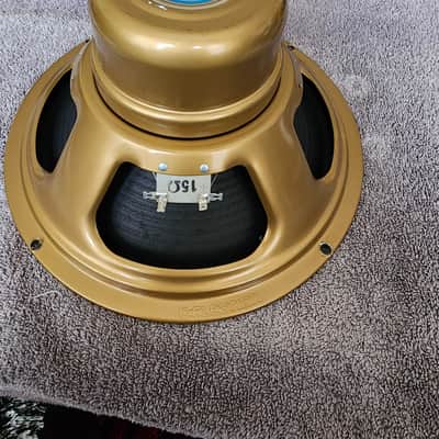 Celestion G12 Alnico Gold 12" 50w 15 Ohm Replacement Speaker 2010s - Gold image 2