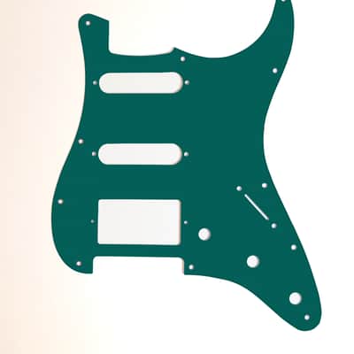 Carmedon Electronics Stratocaster Pickguard 2021 Deep Turquoise HSS image 1
