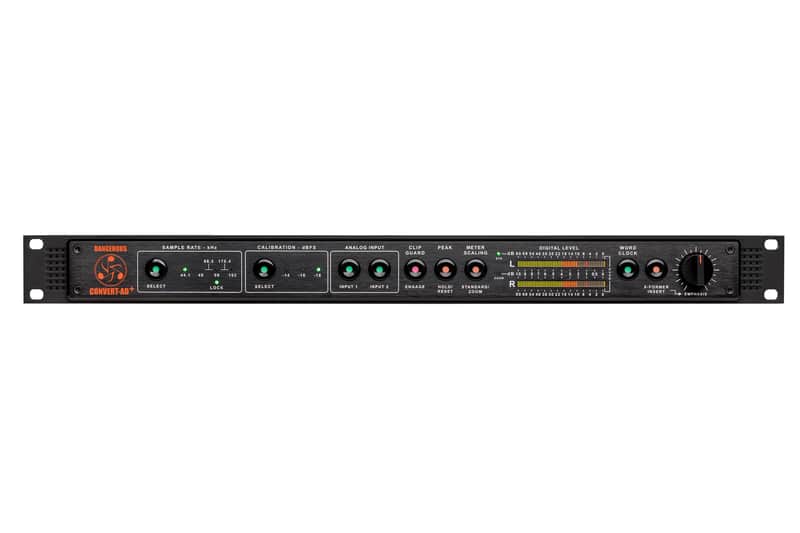 Dangerous Music CONVERT-AD+ Stereo A/D Converter with Transformer Insert 2017 - 2019 - Black image 1