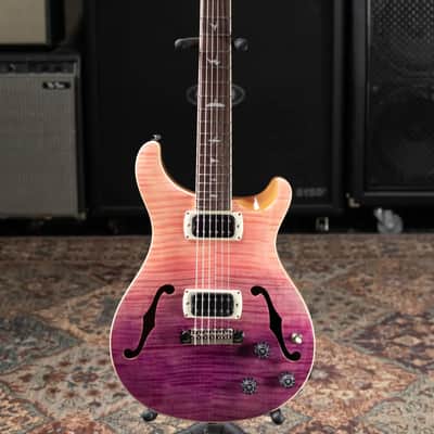 PRS SE Ed Sheeran Baritone Piezo Hollowbody Guitar - Pink Ombre with Premium Gig Bag image 4