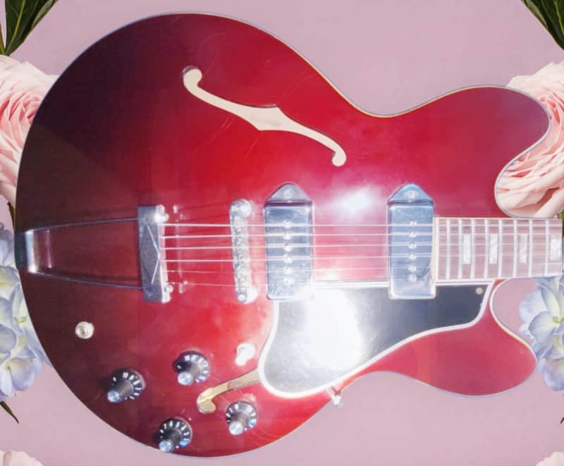 ⚠️  1963/6 Gibson USA ES-330 Metallic Maroon SS P-90s! ⚠️ image 1