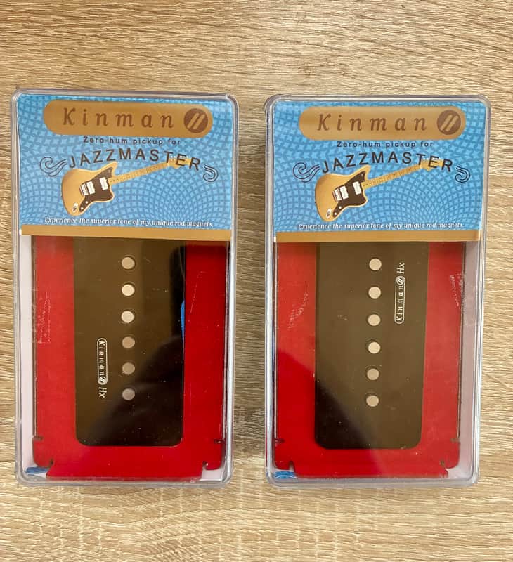 Kinman Fatmaster Jazzmaster Pickup set w/ Extra Fatmaster Bridge image 1