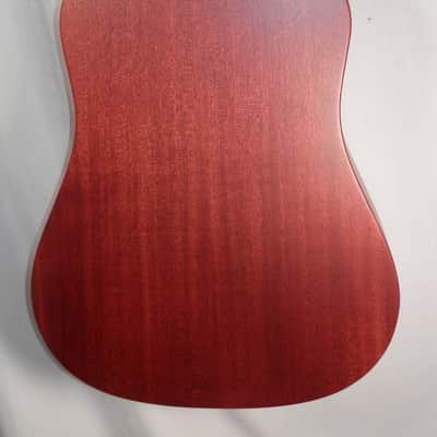 Guild USA D-20 Mahogany Natural Satin Finish Dreadnought Acoustic with case new image 15