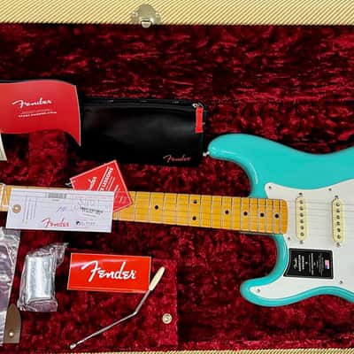 Fender American Vintage II 1957 Seafoam Left Handed Stratocaster with Case image 4