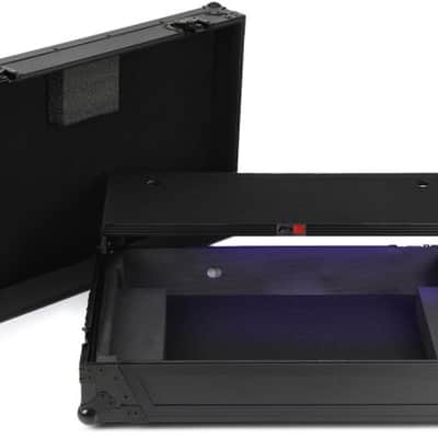 ProX XS-DDJFLX10 WLTBL LED Flight Case for Pioneer DJ DDJ-FLX10 DJ Controller with Laptop Shelf and LED Lighting - Black image 2