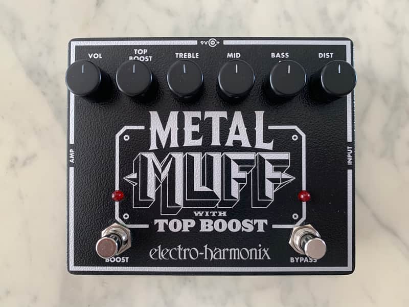 Electro-Harmonix Metal Muff Distortion with Top Boost 2006 - Present - Black image 1