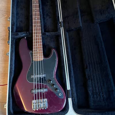 Fender Standard Jazz Bass V - Midnight Wine - 5 String image 1