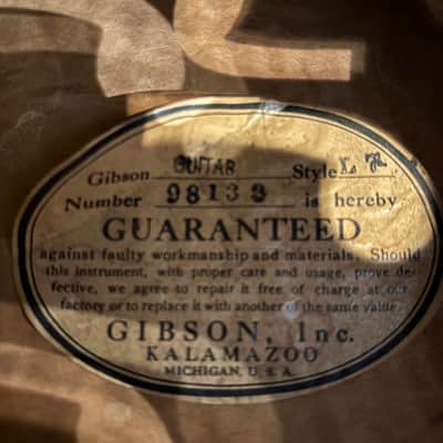 Gibson L-7 1935 - 1956 - Sunburst image 18