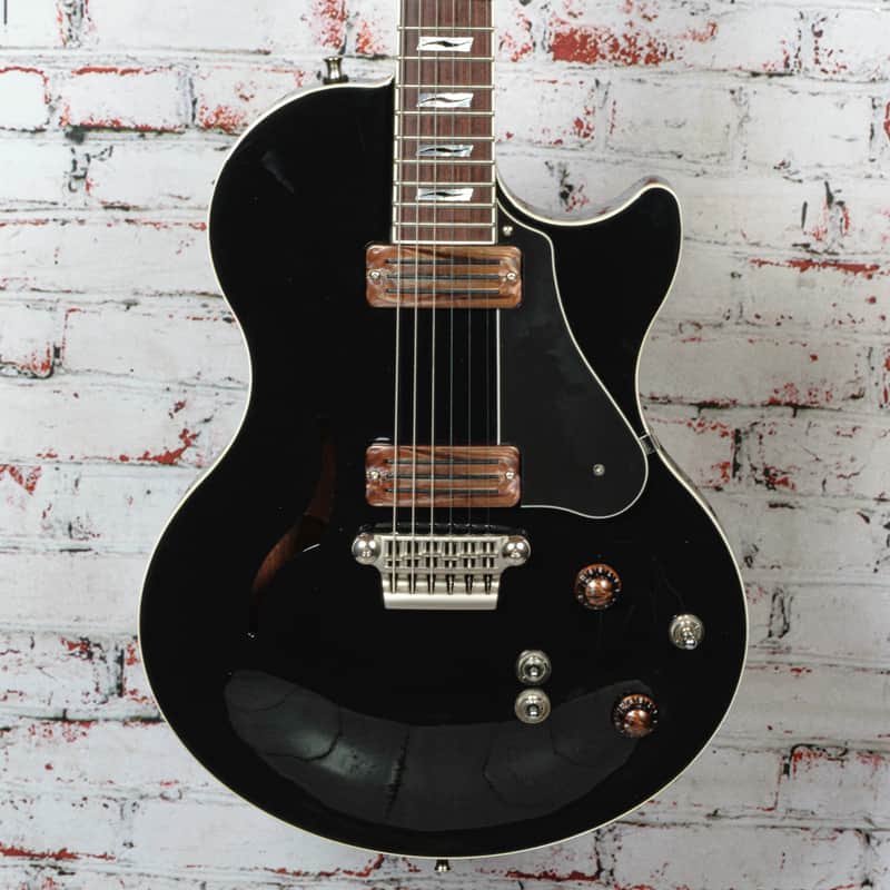 Vox - Virage Single Cutaway MIJ Hollowbody Electric Guitar - Jet Black - w/HSC - x0187 - USED image 1
