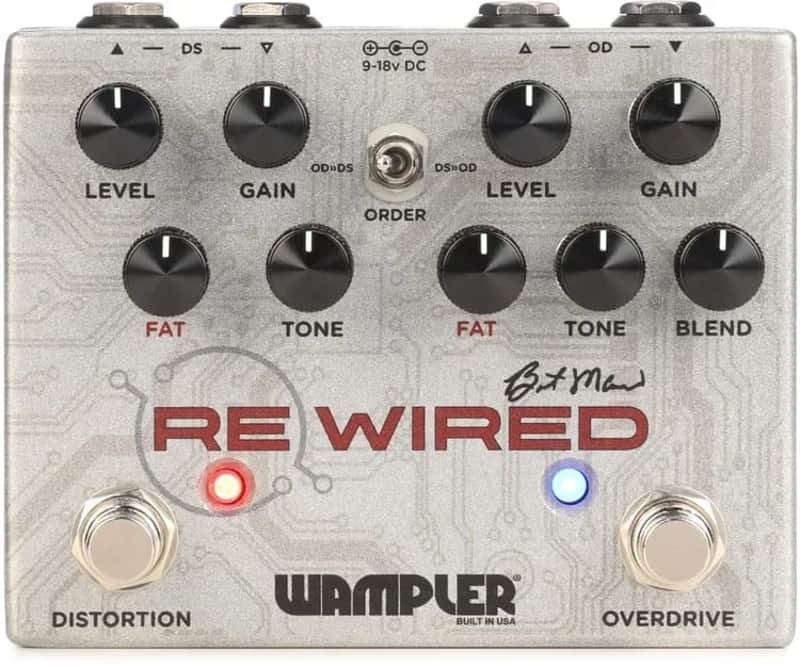 Wampler Rewired Brent Mason Overdrive Ditortion Pedal image 1