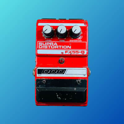 DOD Supra Distortion FX55-B Red 1990s image 1