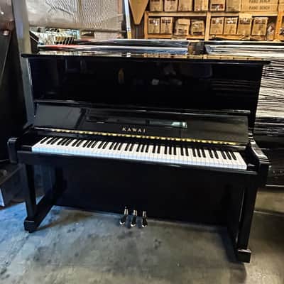 Kawai BL-12 Upright Piano – Glossy Black image 1