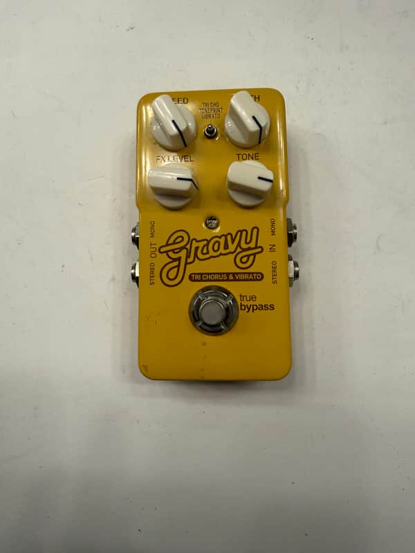 TC Electronic Gravy Tri Chorus & Vibrato Stereo Rare Guitar Effect Pedal image 1