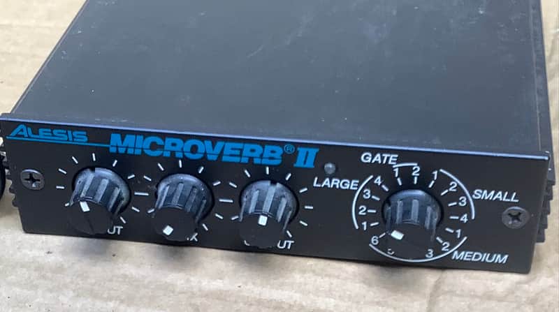 Alesis MicroVerb 2 1990s - Black image 1