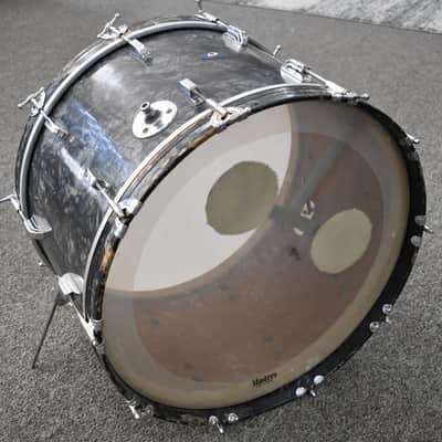 Vintage Slingerland Leedy 14" x 22" Bass Drum in Black Diamond Pearl image 7