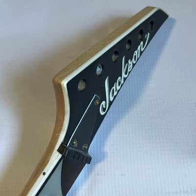 2020's Jackson JS32T Series Bound Pointy Guitar Neck Standard Nut 24 Fret Sharkfin image 6