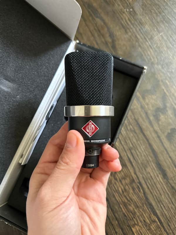 Neumann TLM 102 mt Large Diaphragm Cardioid Condenser Microphone 2009 - Present - Matte Black image 1