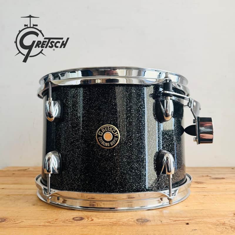 Gretsch 12" x 8" Catalina Maple Tom - Black Stardust image 1