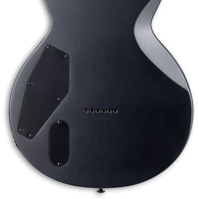ESP LTD EC-1000 Baritone Electric Guitar. Charcoal Metallic Satin image 4
