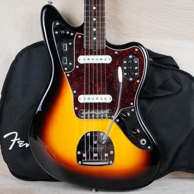 Fender MIJ Traditional II '60s Jaguar 2022 Sunburst Japan Offset w/ Gig Bag, Booklet image 1