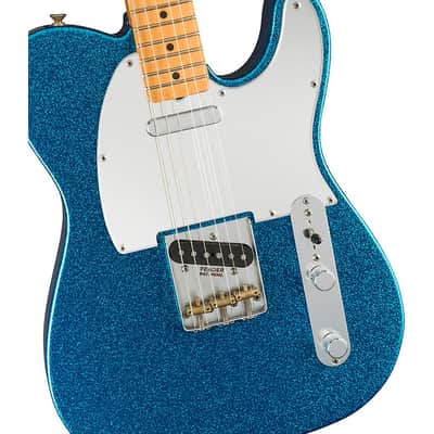 Fender J Mascis Telecaster Maple Fingerboard Electric Guitar Regular Sparkle Blue image 6