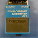 Boss CS-3 Compression Sustainer (Silver Label) 1997 - Present - Blue