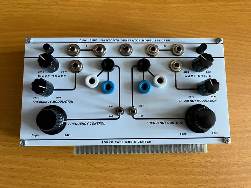 Tokyo Tape Music Center Dual Sine Sawtooth Generator 158 Card 2024 image 1