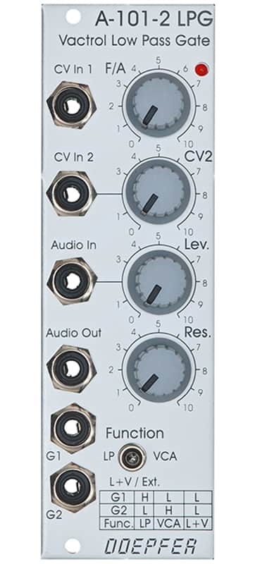 Doepfer A-101-2 LPG Vactrol Low Pass Gate eurorack module image 1
