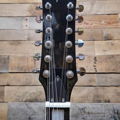 Goldfinch Hollywood Kensington 12 String Black Semi Hollow P90 Electric Guitar image 2