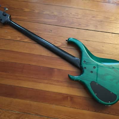 1992 Modulus Quantum 4  Graphite Neck Emerald Green imagen 5