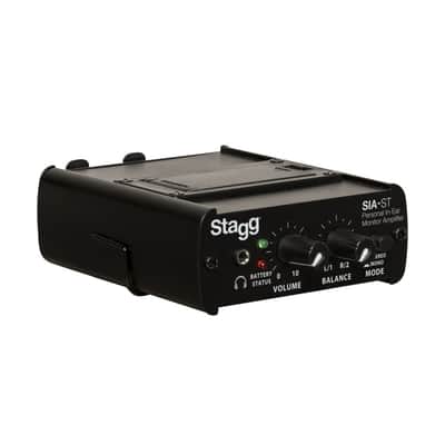 Stagg SIA-ST Personal In-Ear Monitor Amplifier Professional Live Studio image 2