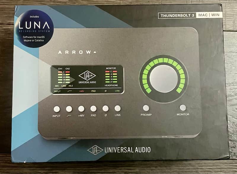 Universal Audio UAD Apollo Arrow 2x4 Thunderbolt 3 Interface with Solo DSP Processor image 1