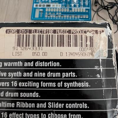 Korg Electribe-MX EMX-1 Music Production Station 2000s - Blue image 2