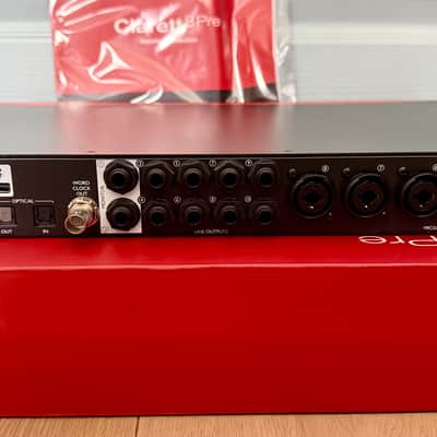 Focusrite Clarett 8Pre Thunderbolt Audio Interface 2010s - Red image 4