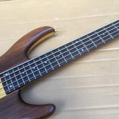 Samick Vintage 5 string bass 90’s / alembic construction style gorgeous wood image 8