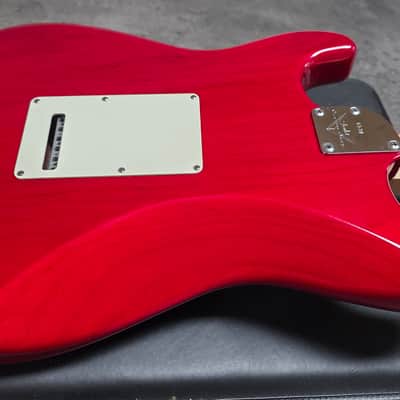 Fender Custom Shop Deluxe Stratocaster Candy Apple Red HSS AAA Flame USA image 12