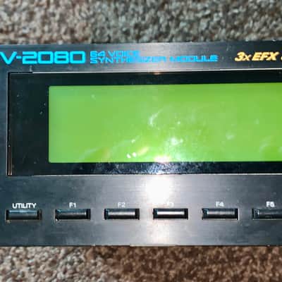 Roland JV-2080 64-Voice Synthesizer Module 1997 - 2000 - Black image 2