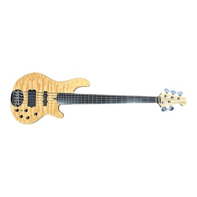 Lakland Skyline 55-02 Deluxe FRETLESS Natural / Lined Ebony *RARE!* IN STOCK image 6