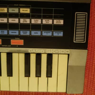 Casio SK-100 49-Key Sampling Keyboard 1980s - Black image 12
