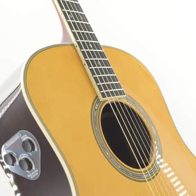 Yamaha LL-TA TransAcoustic Dreadnought 2024 Vintage Tint image 10