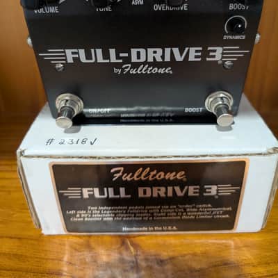 Fulltone Full-Drive 3 (FD3) Overdrive & Boost — Mint in Box (Early True Bypass #2318) image 6