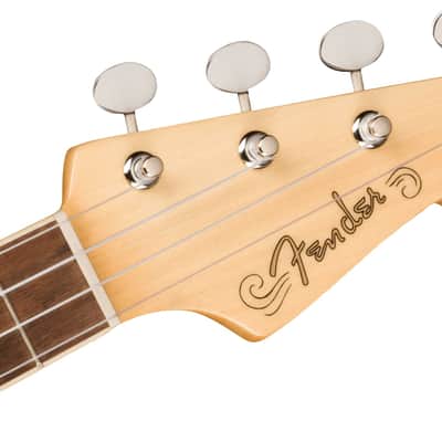FENDER - Fullerton Strat Uke Walnut Fingerboard White Pickguard Candy Apple Red - 0970523509 image 5
