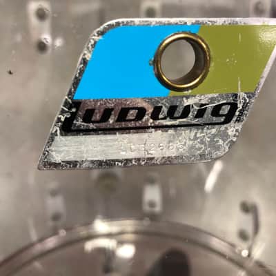 Ludwig Vistalite 16” x 16” Clear 1970’s Floor Tom Drum 16x16 image 7